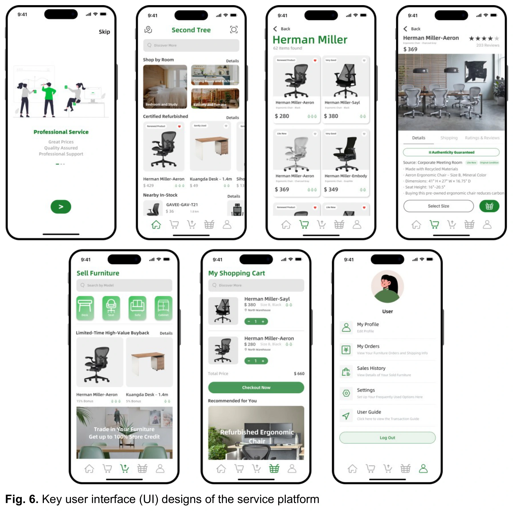 循环家具服务 APP 原型